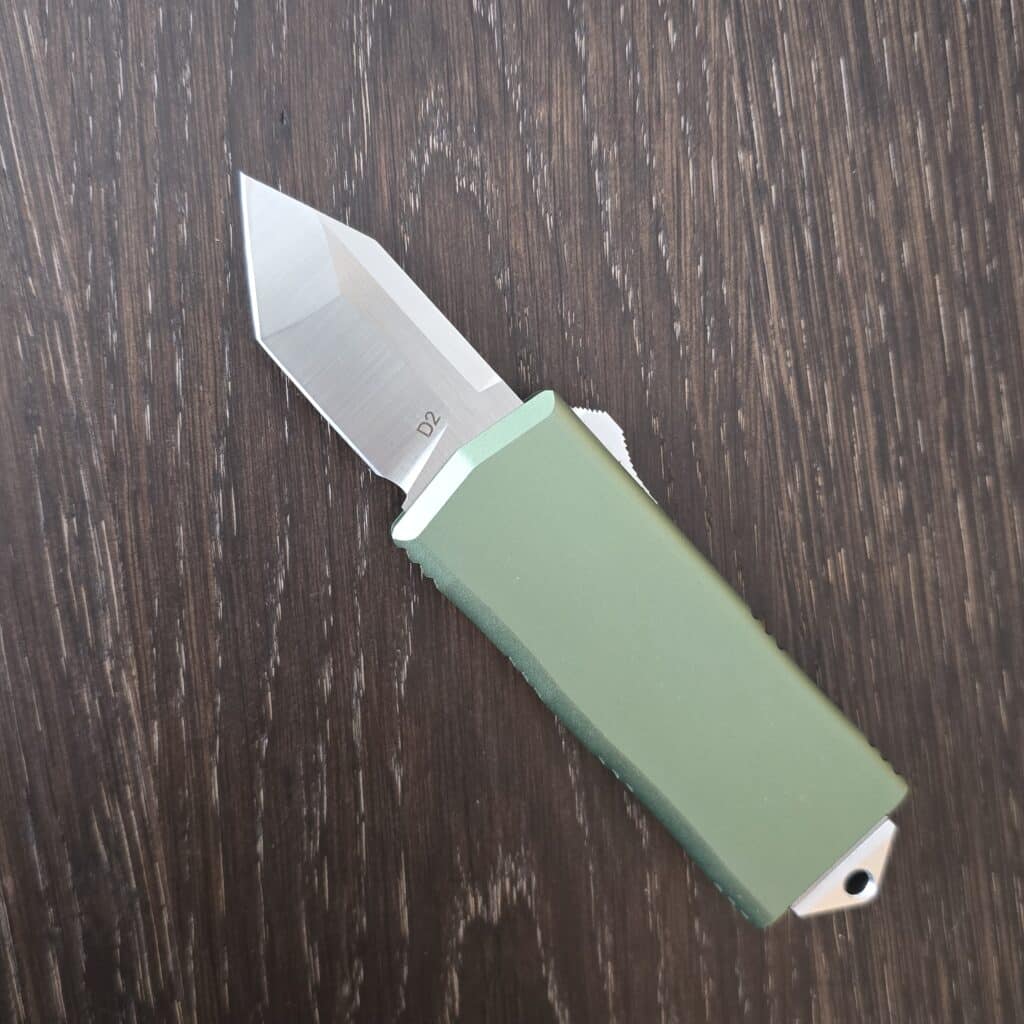 CobraTec Knives OTF Money Clip OD Green, Tanto, Not Serrated knife for sale