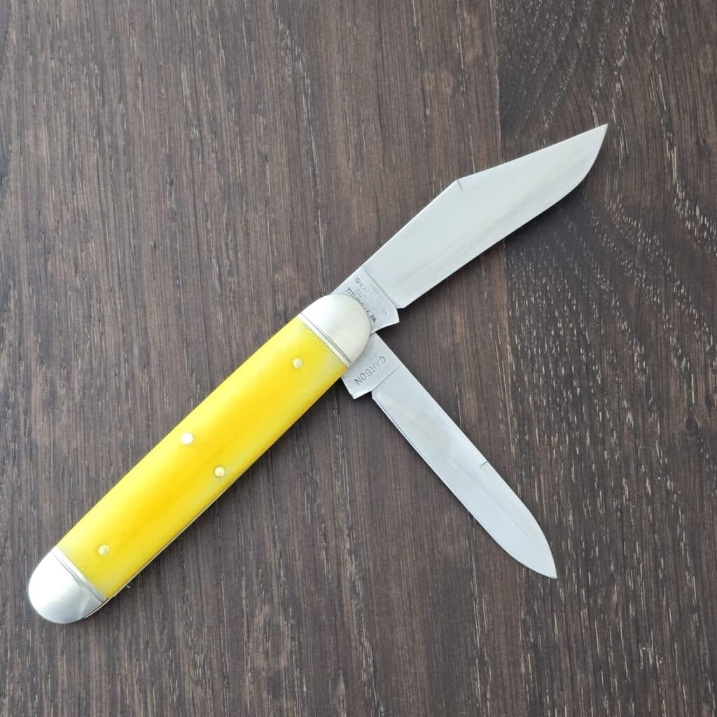 Great Eastern Cutlery #541225 Smooth Yellow Rose Bone knife for sale