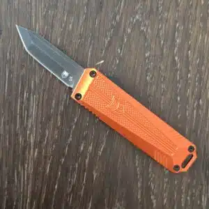 CALIFORNIA OTF 929TB -ORANGE, Tanto, Not Serrated knife for sale