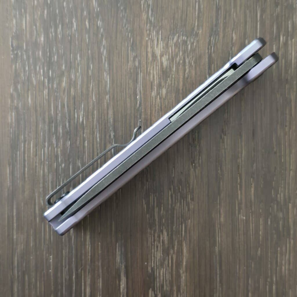 CobraTec Gator in Grey Aluminum and D2 CTGRYGATOR knife for sale