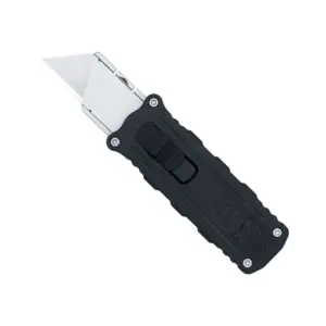CobraTec Knives OTF (Out-the-Front) utility knife Side Button Black knife for sale