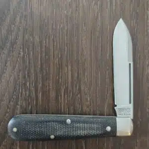 Great Eastern Cutlery #142116 OD Green Linen Micarta please note age patina knife for sale