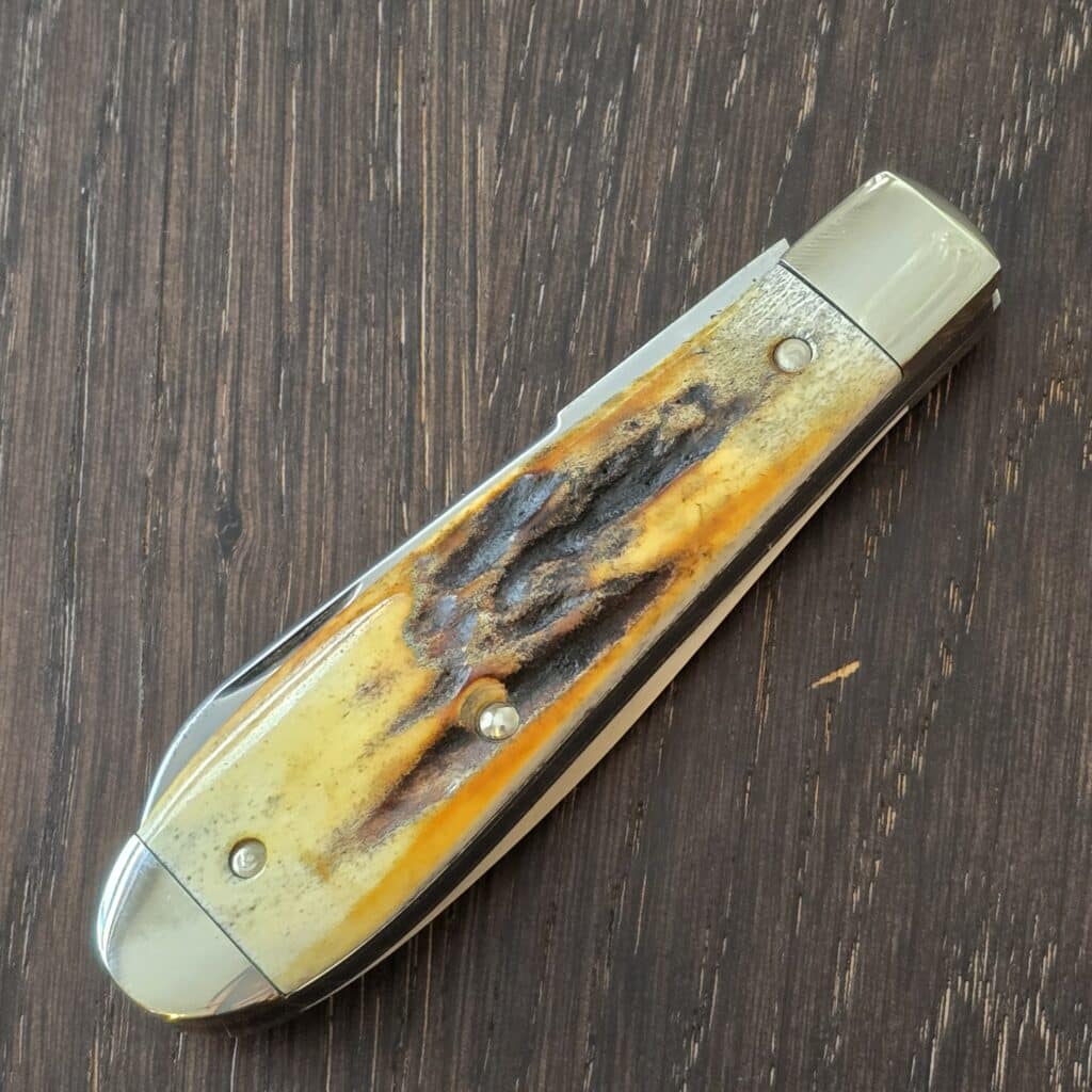 Daniels Family Knife Brands 2023 Titusville Old Man Jack Burnt Stag 1 of 50 knife for sale
