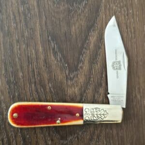 GEC #861121 Rust Orange Natural Bone "s" store model knife for sale