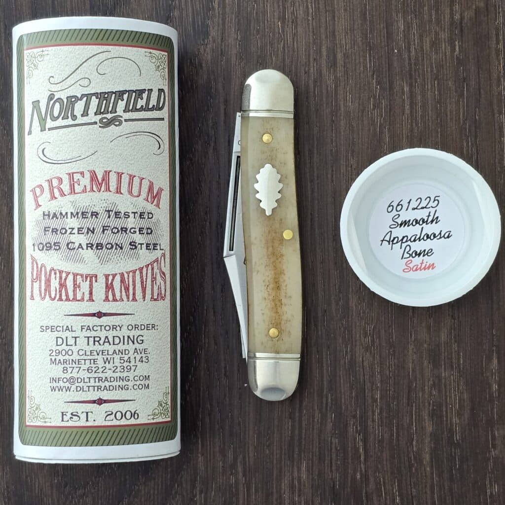 Great Eastern Cutlery #661225 Smooth Appaloosa Bone Satin knife for sale