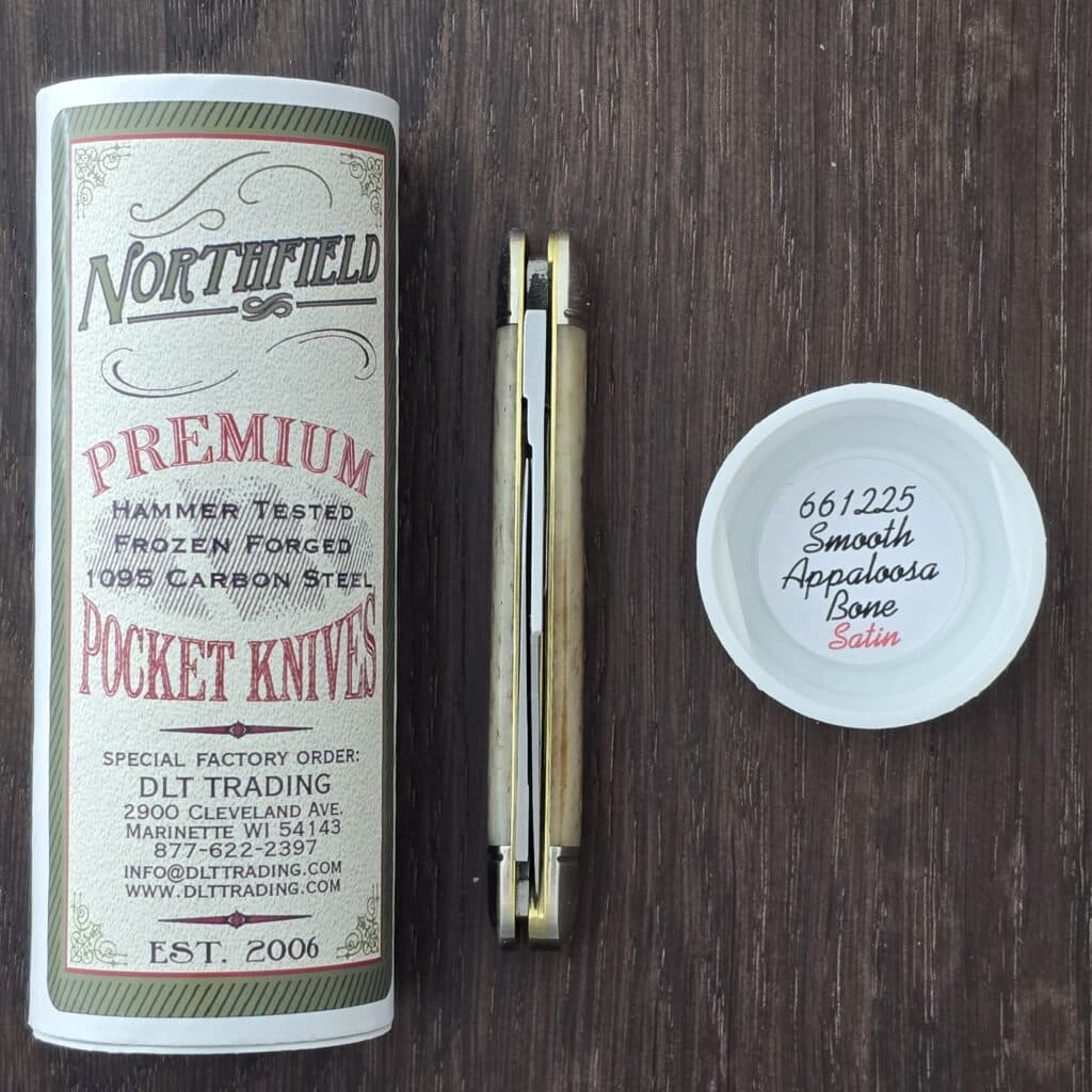 Great Eastern Cutlery #661225 Smooth Appaloosa Bone Satin knife for sale