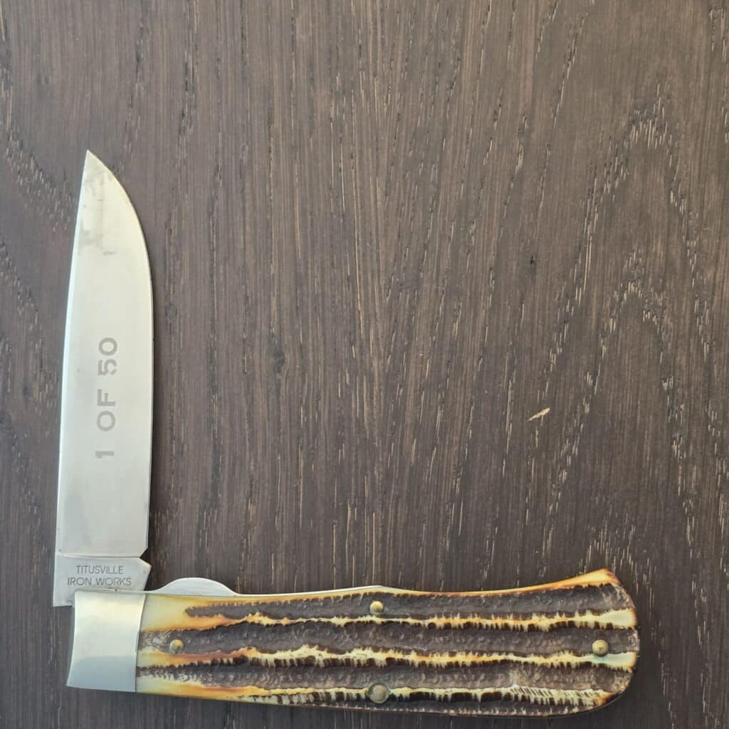 Great Eastern Cutlery #235108 L Burnt CSB SN08 (please note, lots of age patina) knife for sale
