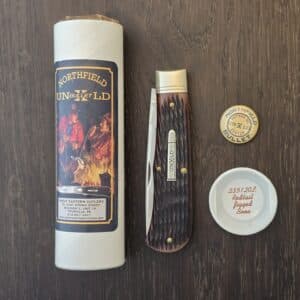 Great Eastern Cutlery #235120 L Redtail Jigged Bone (please note age patina) knife for sale