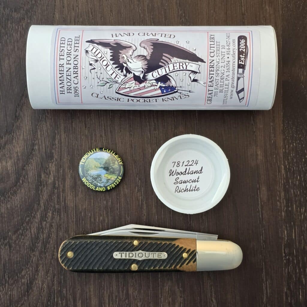 Great Eastern Cutlery #781224 Woodland Sawcut Richlite – gallery image 4