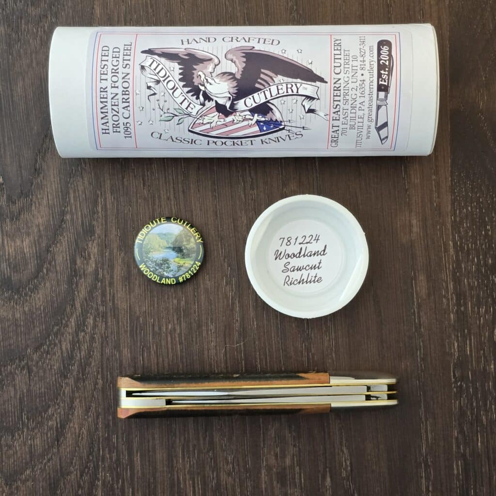 Great Eastern Cutlery #781224 Woodland Sawcut Richlite – gallery image 3