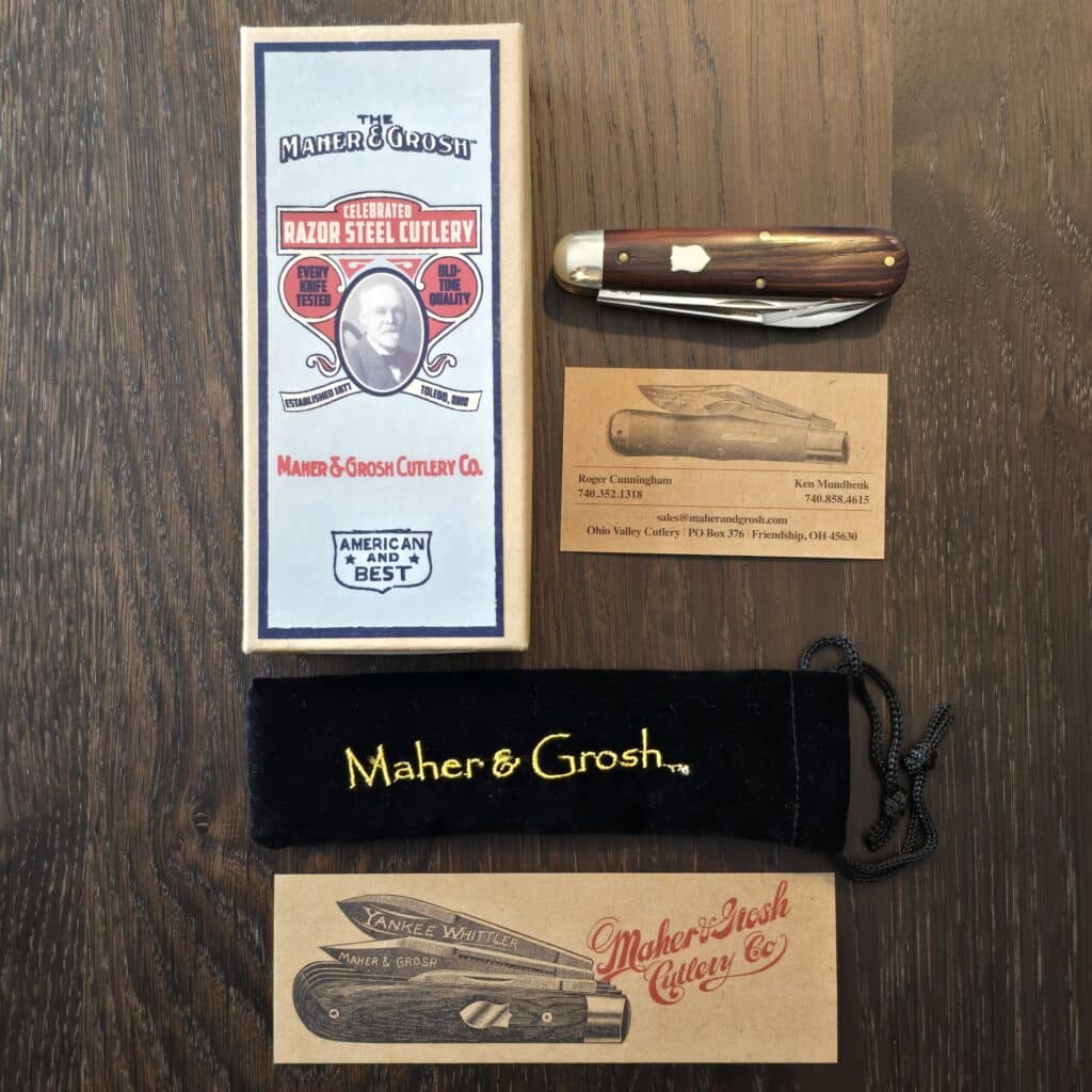 Great Eastern Cutlery Maher & Grosh #498 Cocobolo (please note age patina) – gallery image 5