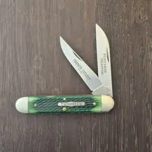 Great Eastern Cutlery #538210 Tractor Green Jigged Bone SN39 knife for sale