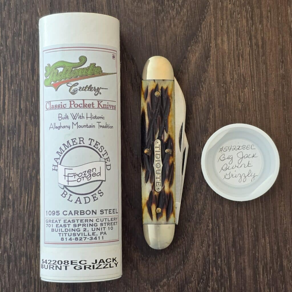 Great Eastern Cutlery #542208 EC Big Jack Burnt Grizzly Jigged Bone 1 of 102 – gallery image 2