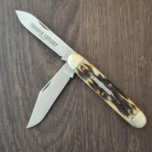 Great Eastern Cutlery #542208 EC Big Jack Burnt Grizzly Jigged Bone 1 of 102 knife for sale