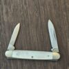 Queen Steel 6P MOP Mini 2 Blade Folder (2.5" closed) 1998 knife for sale