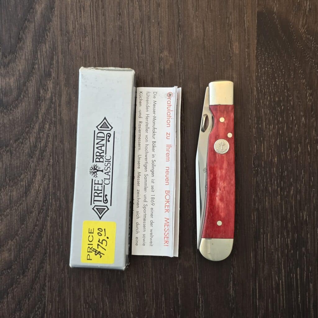 Boker Double Tree Germany Red Bone Liner Lock – gallery image 4