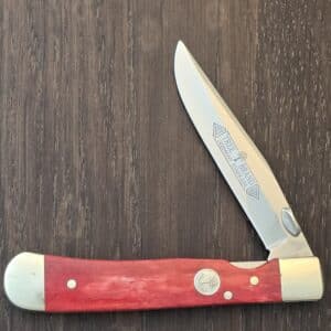 Boker Double Tree Germany Red Bone Liner Lock knife for sale