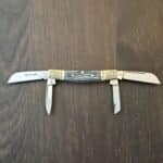 Boker Double Tree Germany 4 Blade Congress in Blue Bone 590 knife for sale