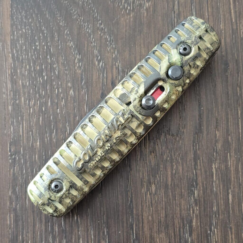 CKC Colonial Knife Company USA Blackie Collins Ranger in Camo Polymer and Stainless Steel COL116 knife for sale
