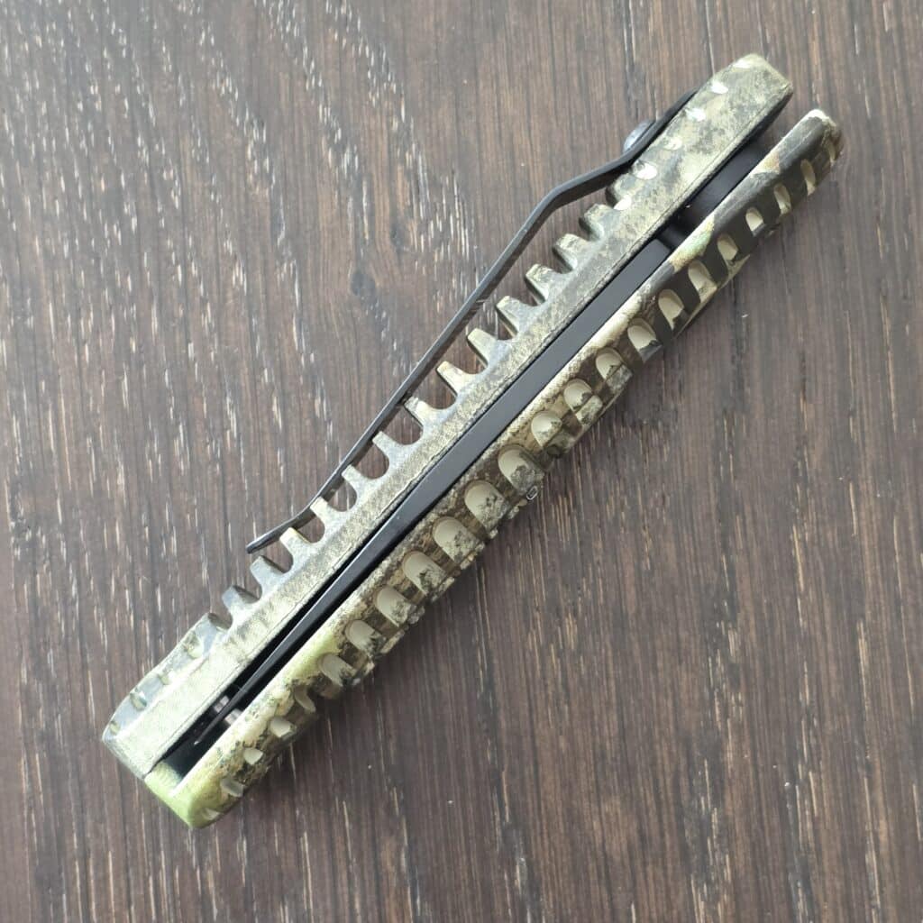 CKC Colonial Knife Company USA Blackie Collins Ranger in Camo Polymer and Stainless Steel COL116 knife for sale