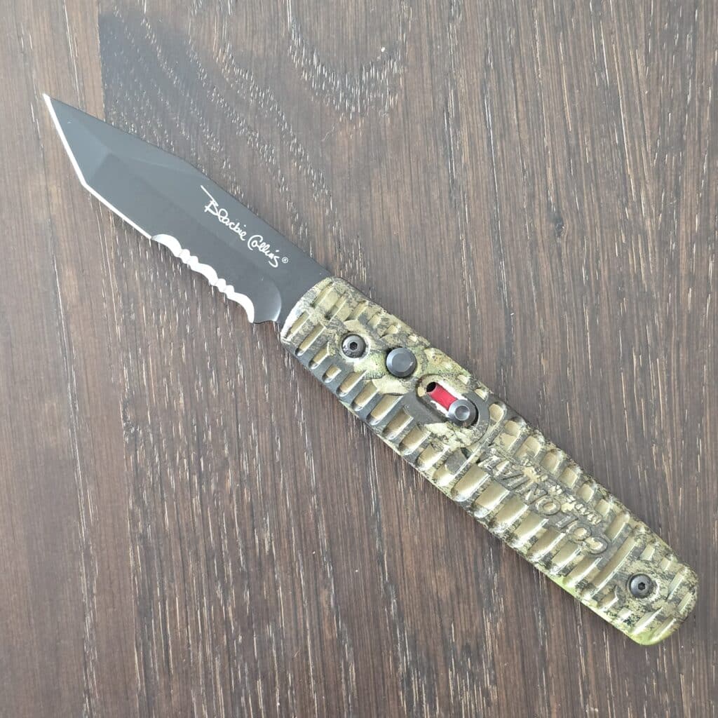 CKC Colonial Knife Company USA Blackie Collins Ranger in Camo Polymer and Stainless Steel COL116 knife for sale