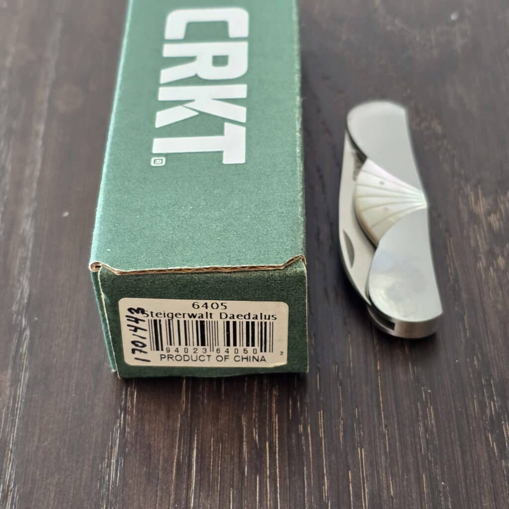 CRKT 6405 Steigerwalt Daedalus MOP Folding Knife – gallery image 5