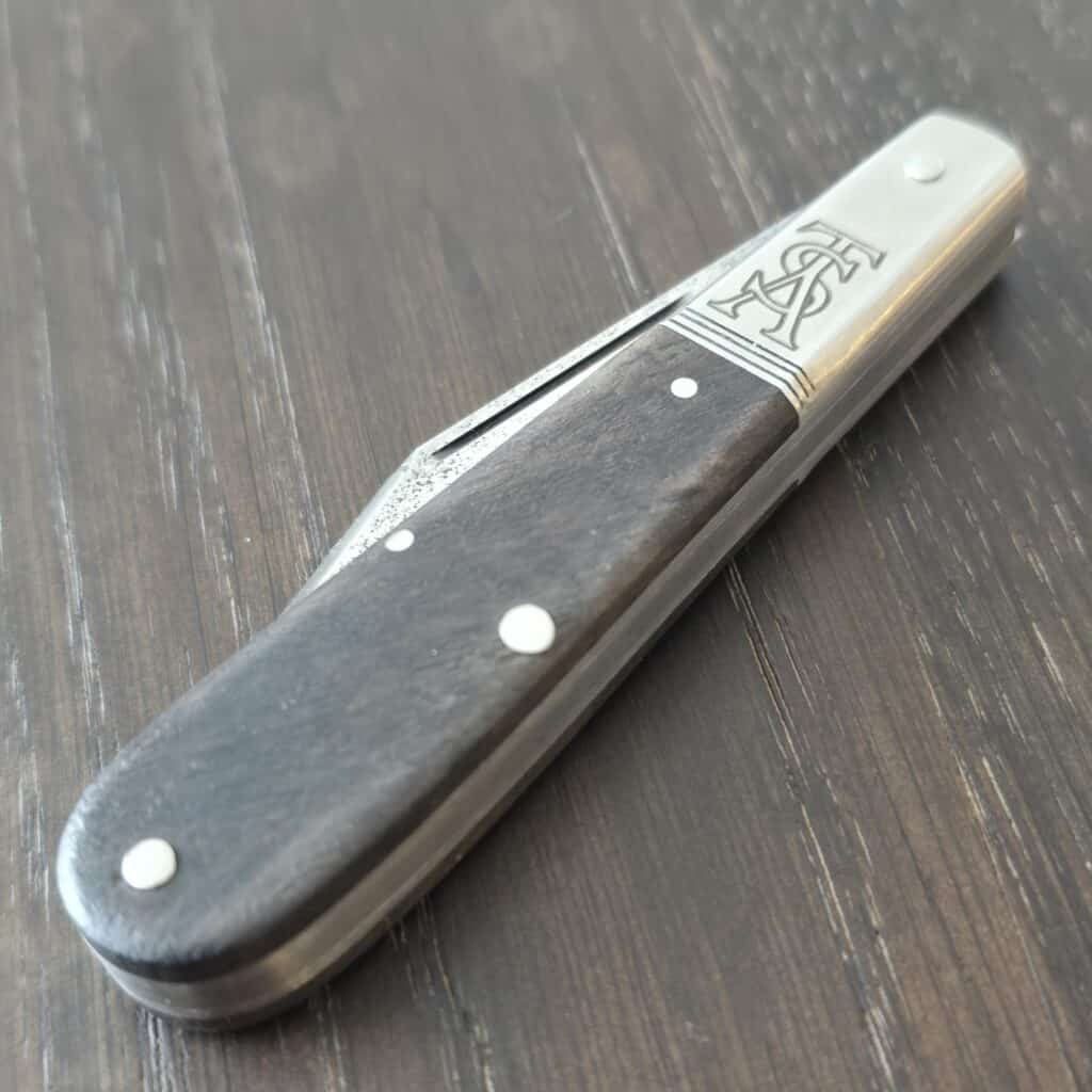 K'Roo Custom Vintage "Obediah" Barlow TSA Brand in African Zebra Wood and N690 Created 12/2025 by W. O'Kelly – gallery image 5