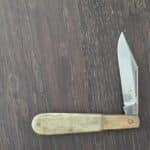 K'Roo Custom Vintage "Obediah" Barlow TSA Brand in Buffalo Bone and N690 Created 12/2025 by W. O'Kelly knife for sale
