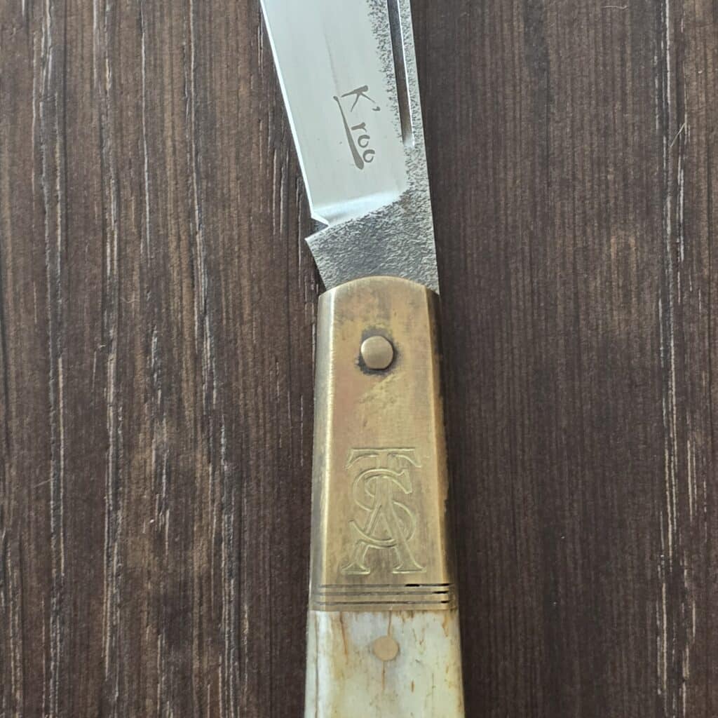 K'Roo Custom Vintage "Obediah" Barlow TSA Brand in Buffalo Bone and N690 Created 12/2025 by W. O'Kelly – gallery image 3