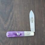Great Eastern Cutlery #862125 SS Smooth Purple Camel Bone knife for sale