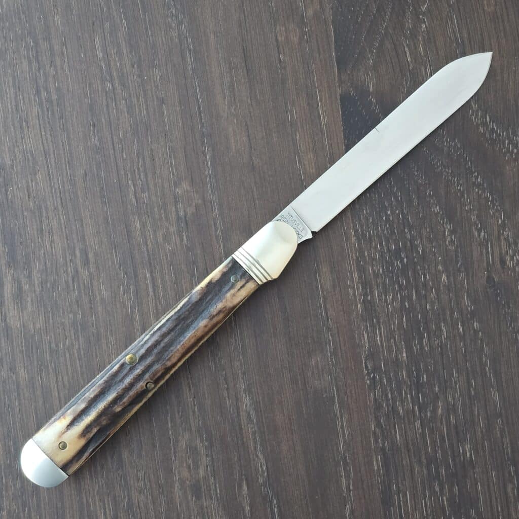 Great Eastern Cutlery #852111Stag Ben Hogan Spear Point in 1095 Carbon Steel – gallery image 2