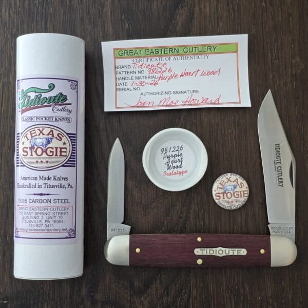 Great Eastern Cutlery #981226 Purple Heartwood PROTOTYPE – gallery image 1
