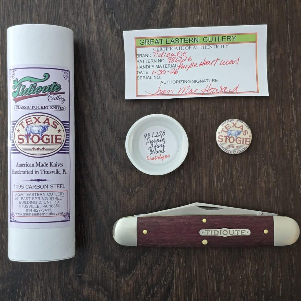 Great Eastern Cutlery #981226 Purple Heartwood PROTOTYPE – gallery image 4