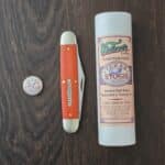 Great Eastern Cutlery #981226 Ember Orange Micarta