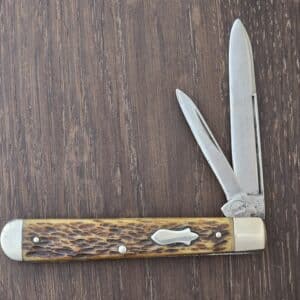 Remington USA Vintage R1023 Equal end or English Jack in Rogers Jigged Bone knife for sale