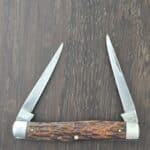 Remington USA Vintage R4593 Muskrat in Brown Jigged Bine knife for sale