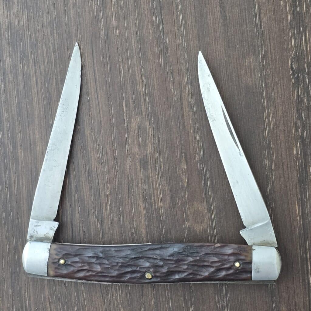 Remington USA Vintage R4593 Muskrat in Brown Jigged Bone – gallery image 2
