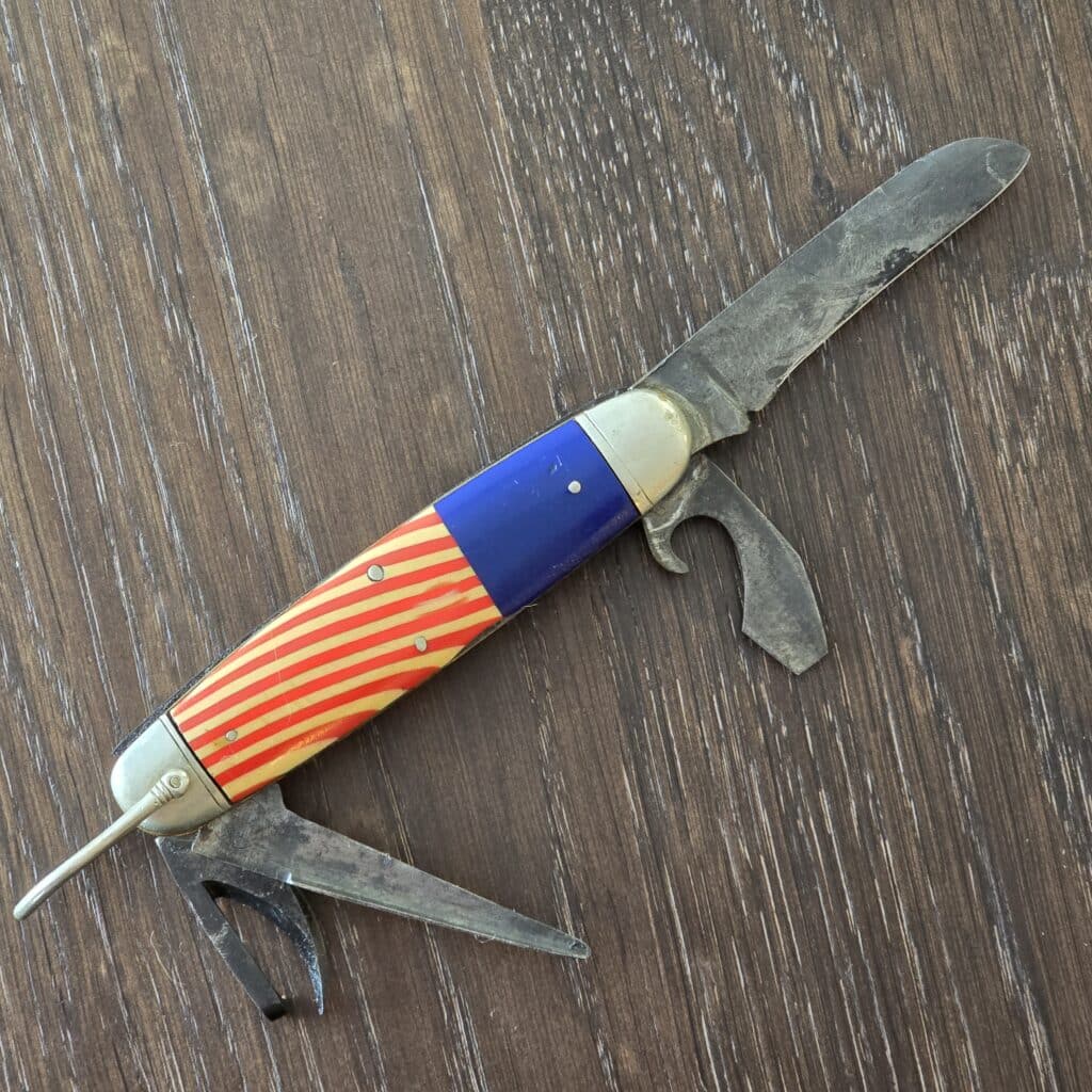 Remington USA Vintage Scout R 3335 with Flag Pyremite scales (see images for condition) – gallery image 2