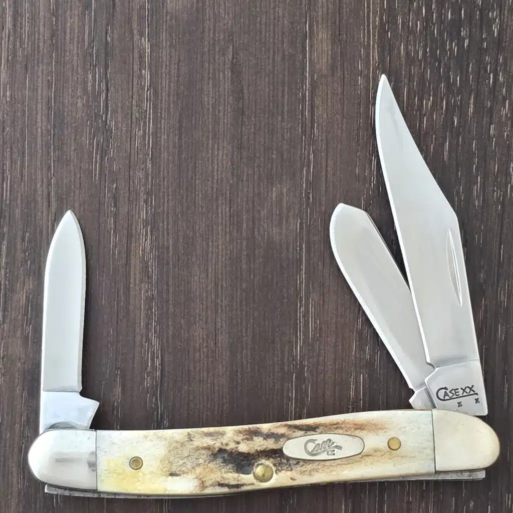 Case SS USA Vintage Stag Mini Stockman #53087 knife for sale