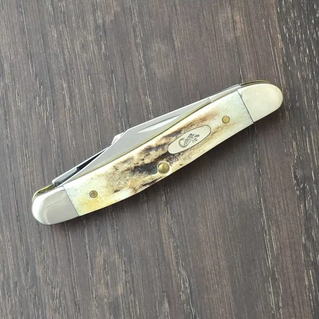 Case SS USA Vintage Stag Mini Stockman #53087 knife for sale