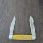 Winchester W15-2991 Equal End Moose Yellow Smooth Bone with Original Box 1988 knife for sale