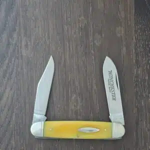 Winchester W15-2991 Equal End Moose Yellow Smooth Bone with Original Box 1988 knife for sale