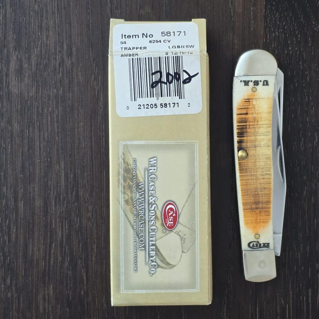 Case USA 6254 CV Trapper in Amber Bone No. 58171 – gallery image 3
