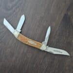 Winchester W15-4949 Congress 4 Blade Antique Green Rogers Jigged Bone with Original Box 1998 knife for sale
