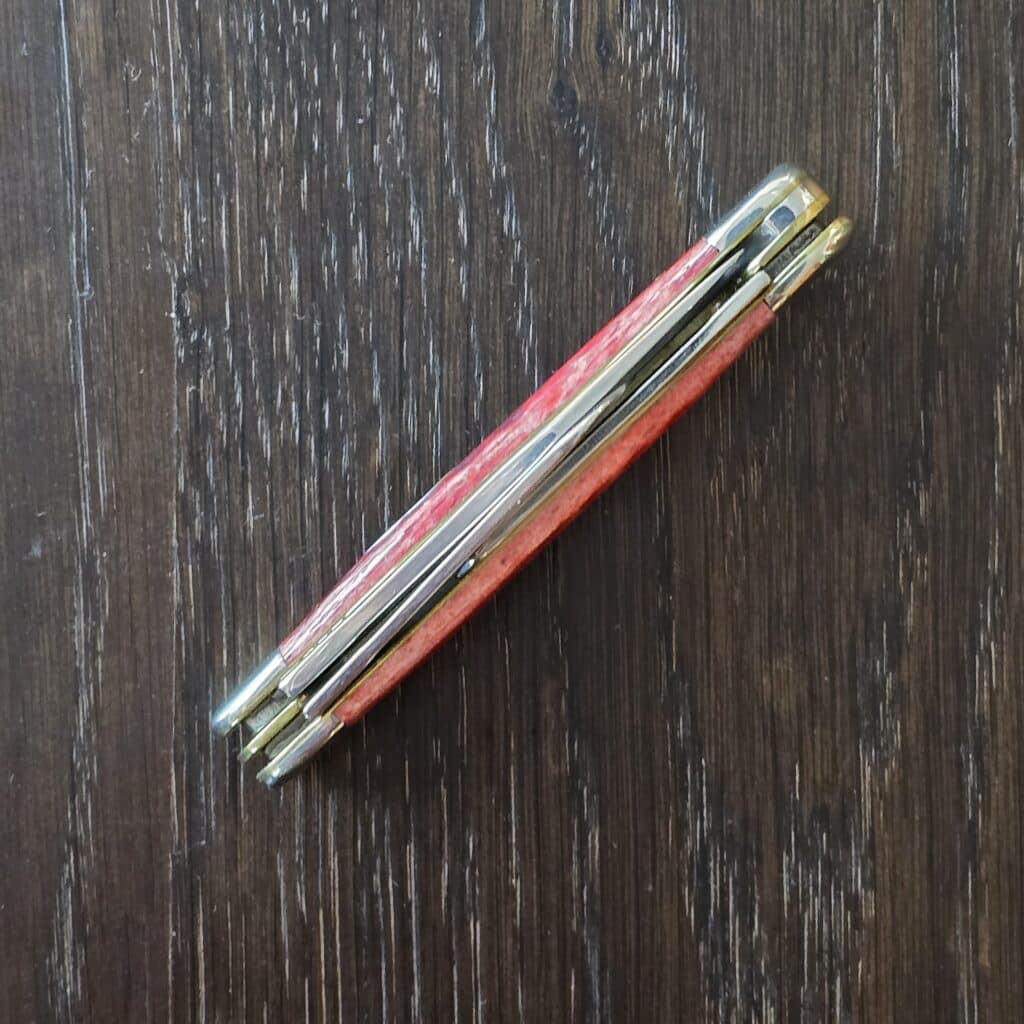 Case USA 6318 SS Stockman in Old Red Bone No. 00786 knife for sale