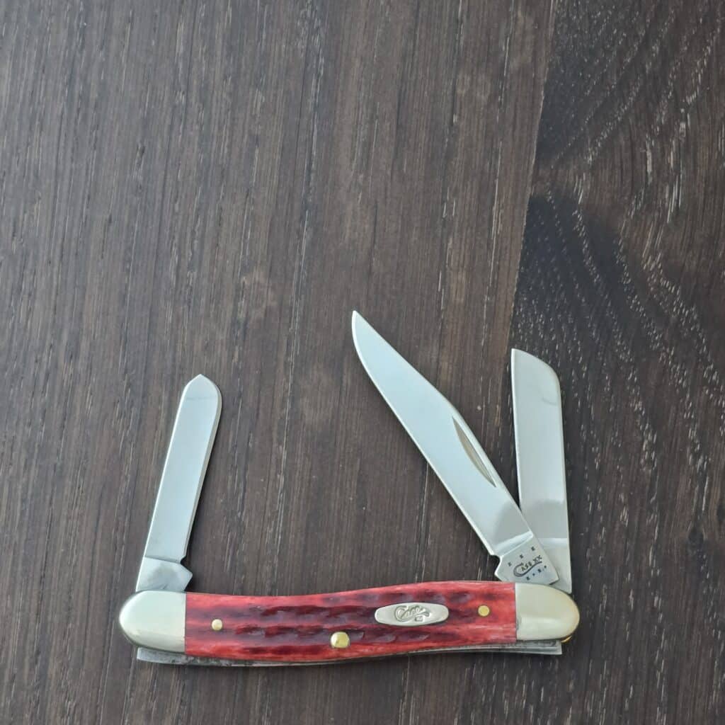 Case USA 6318 SS Stockman in Old Red Bone No. 00786 knife for sale