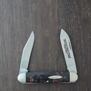 Winchester W15-2991 Equal End Moose with Beautiful Celluloid Handles and Original Box 1988 knife for sale