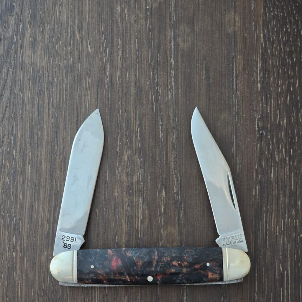Winchester W15-2991 Equal End Moose with Beautiful Celluloid Handles and Original Box 1988 – gallery image 4