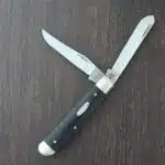 Case USA 10207 SS Mini Trapper in Black Micarta No. 06233 knife for sale