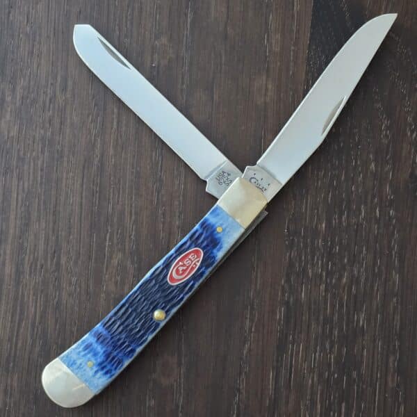 Case USA 6254 SS Trapper, Navy Blue Jigged Bone No. 07051 – gallery image 1